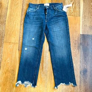 Free Peoplee cropped jeans